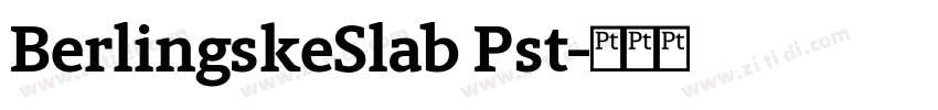 BerlingskeSlab Pst字体转换